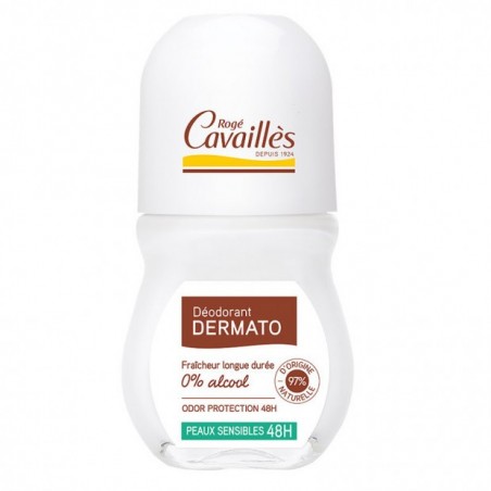 ROGE CAVAILLES DEO soin dermato sans sel d'aluminium anti odeurs 50 ml