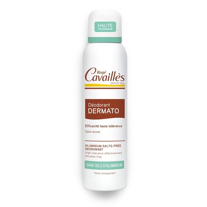 ROGE CAVAILLES DEO soin dermato sans sel d'aluminium spray 150 ml