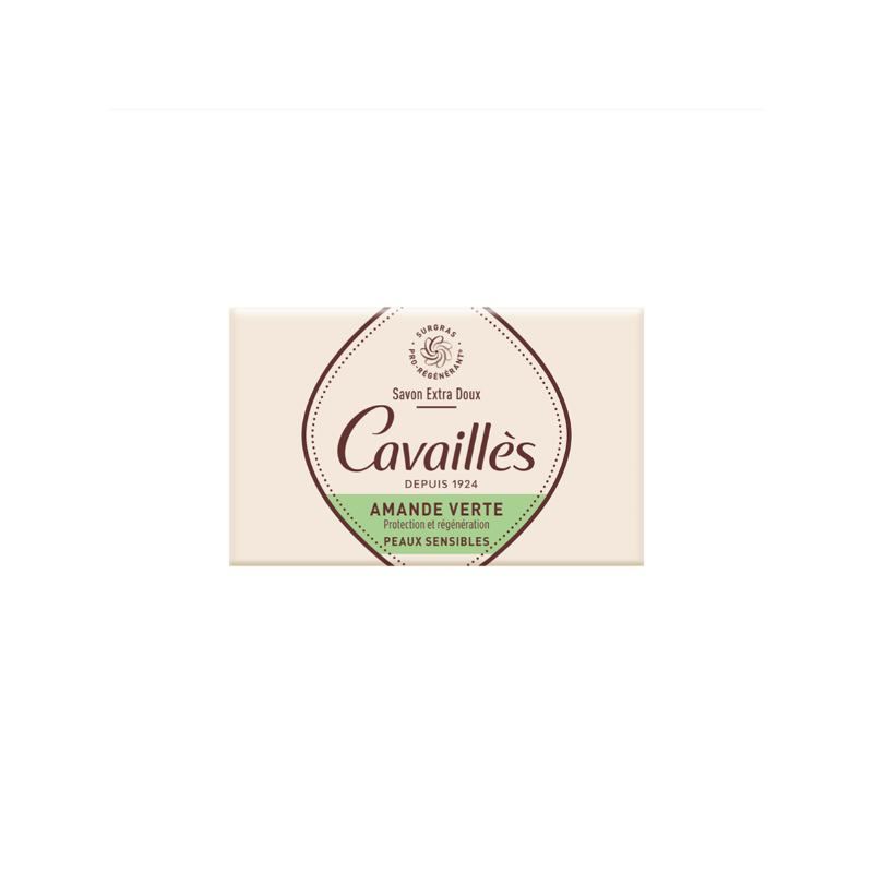 ROGE CAVAILLES AMANDE VERTE savon surgras peaux sensibles 250 g