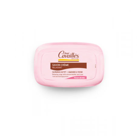 ROGE CAVAILLES RELAXANT savon crème Amande & Rose 115G