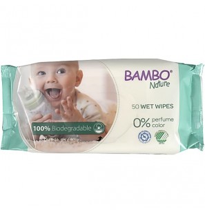 BAMBO NATURE lingettes | 50 u