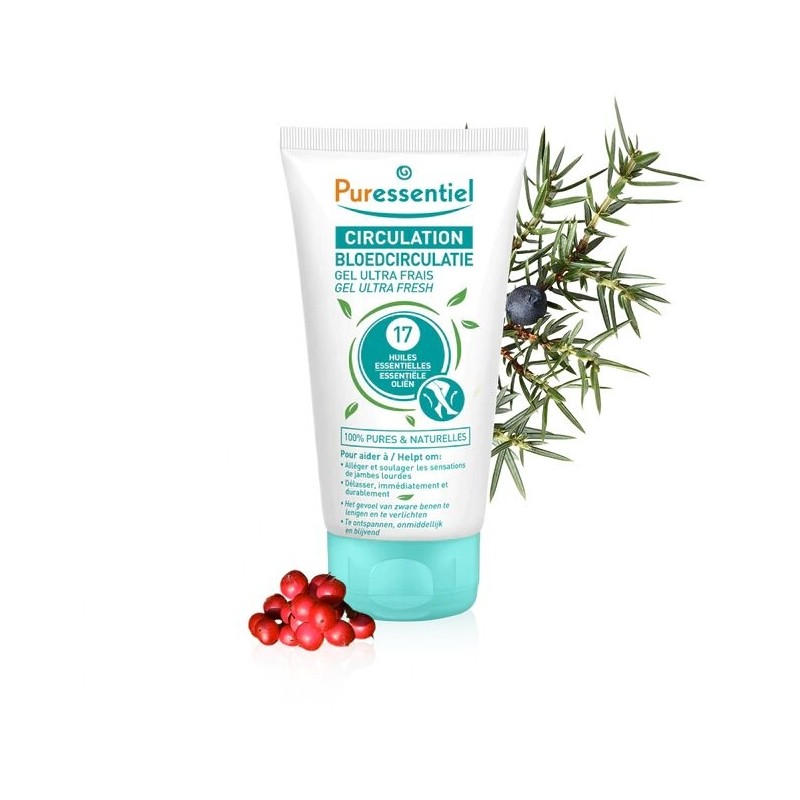 PURESSENTIEL CIRCULATION gel ultra-frais 125 ml PURESSENTIEL CIRCULATION gel ultra-frais 125 ml