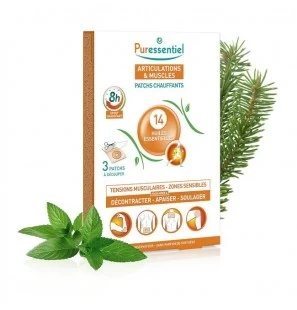 PURESSENTIEL ARTICULATION ET MUSCLES patchs chauffants boite 3