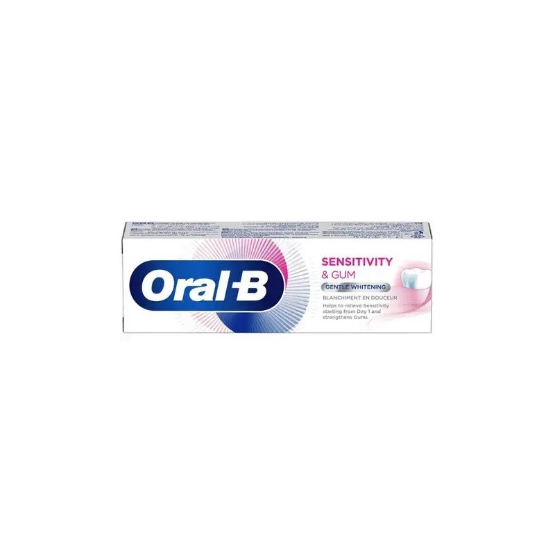 ORAL-B SENSITIVITY & GUM dentifrice Blancheur 75 ml