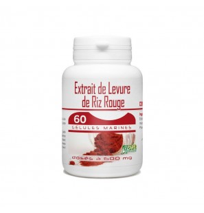 GPH DIFFUSION Extrait Levure de riz rouge 600 mg | 60 gélules