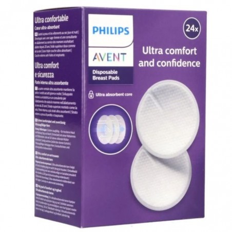 Avent Philips coussinet d'allaitement jour jetable boite de 24