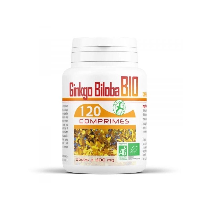 GPH DIFFUSION Gingko Biloba 300 mg Bio | 120 comprimés