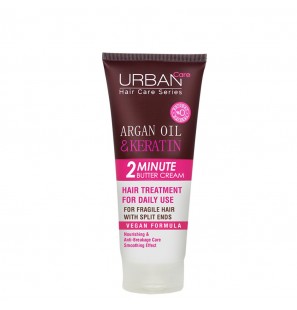 URBAN CARE 2 MINUTES CRÈME-MASQUE ARGAN & KÉRATINE 200ml