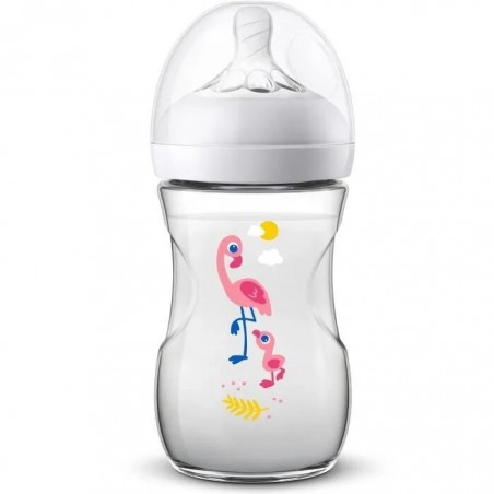 Avent philips Biberon Natural +1 mois FLAMING 260 ml