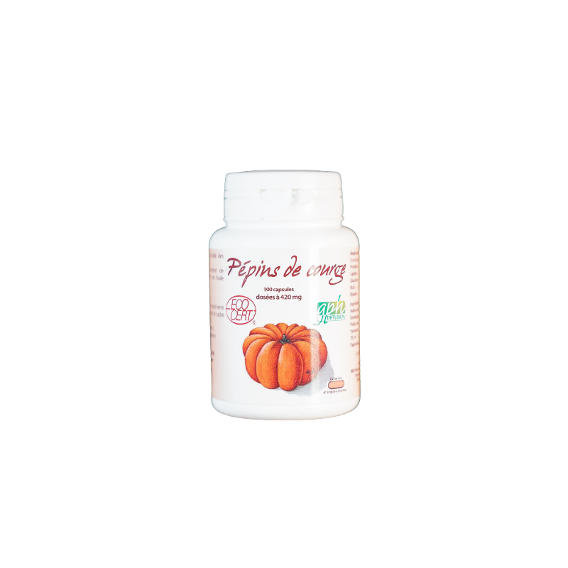 GPH DIFFUSION Pépins de courge 420 mg | 100 capsules