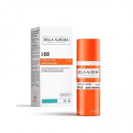 BELLA AURORA PROMO gel solaire anti tâche spf 50+  | 50 ml