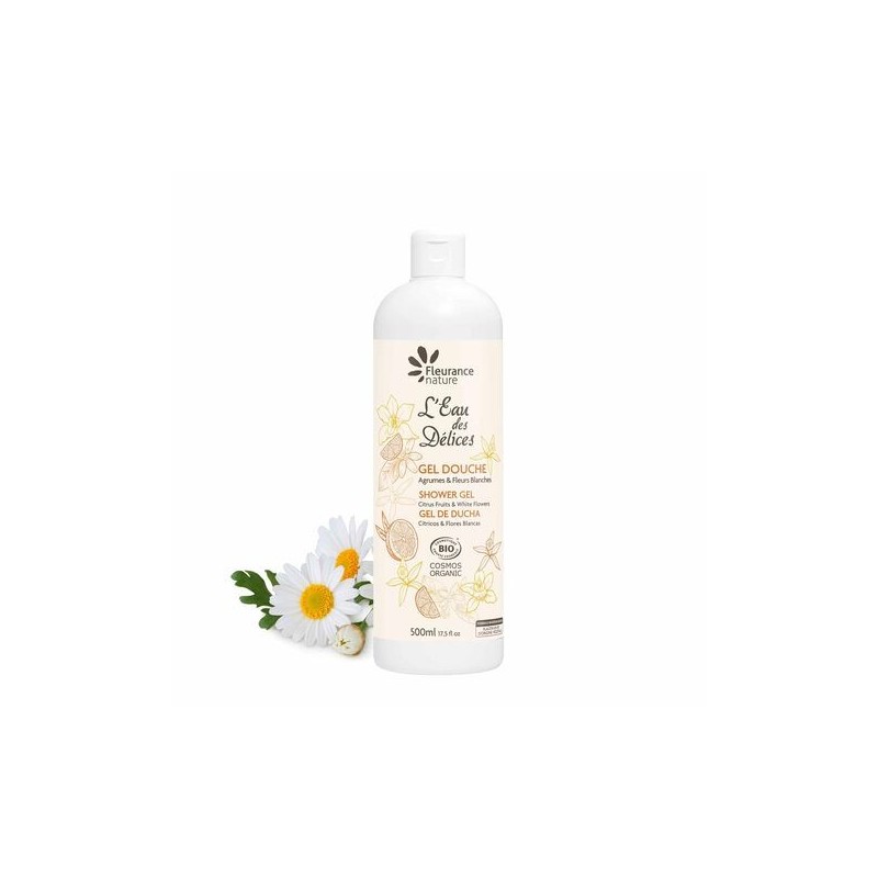 FLEURANCE NATURE gel douche eau des délices Agrumes & fleurs blanches | 500 ml