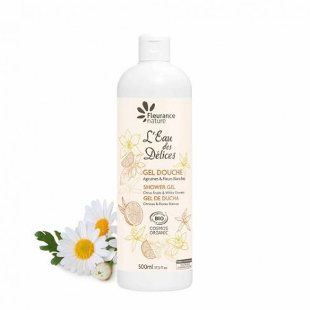 FLEURANCE NATURE gel douche eau des délices Agrumes & fleurs blanches | 500 ml