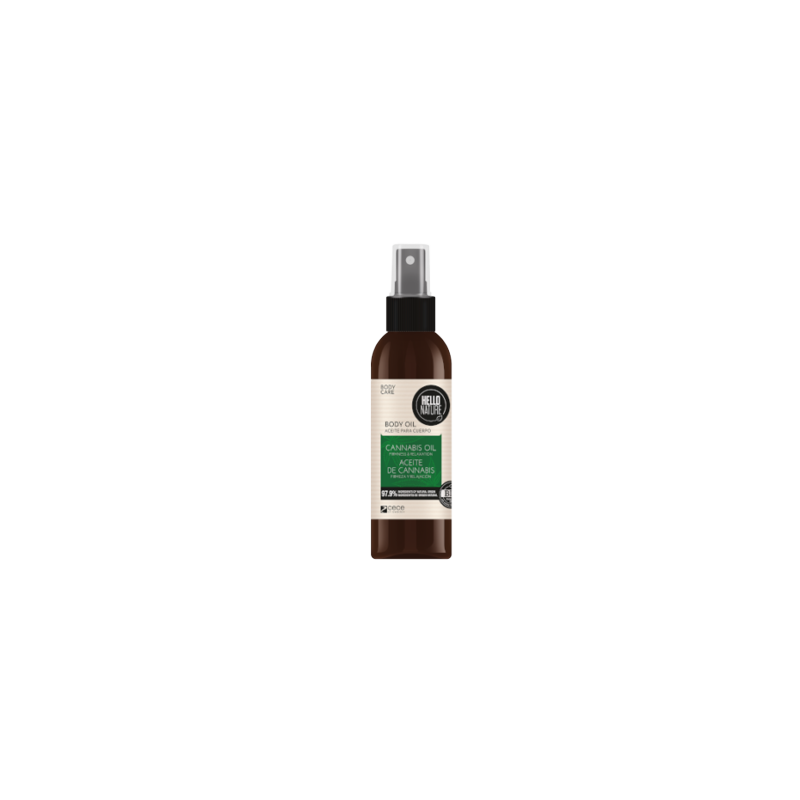 HELLO NATURE Cannabis Oil huile Corps | 130 ml