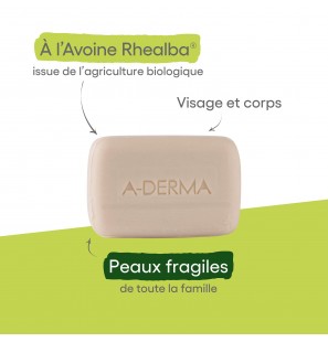 ADERMA pain dermatologique apaisant | 100 gr