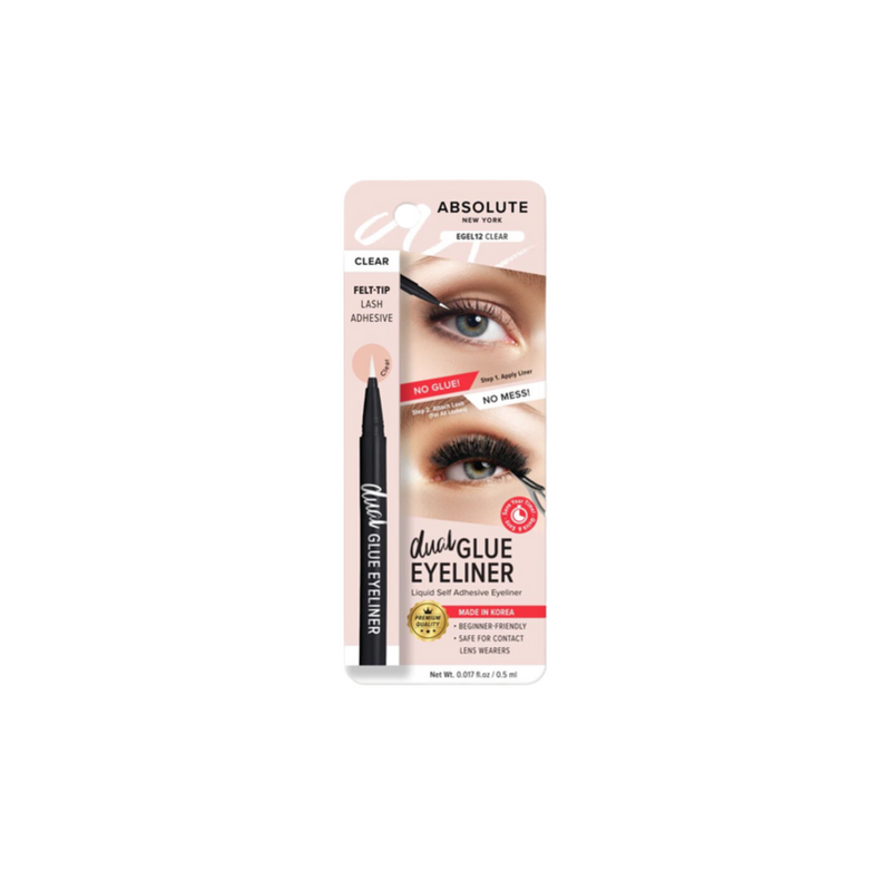 ABSOLUTE NEW YORK DUL GLUE EYELINER CLEAR 6ML REF EGEL12