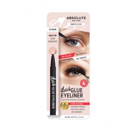 ABSOLUTE NEW YORK DUL GLUE EYELINER CLEAR 6ML REF EGEL12