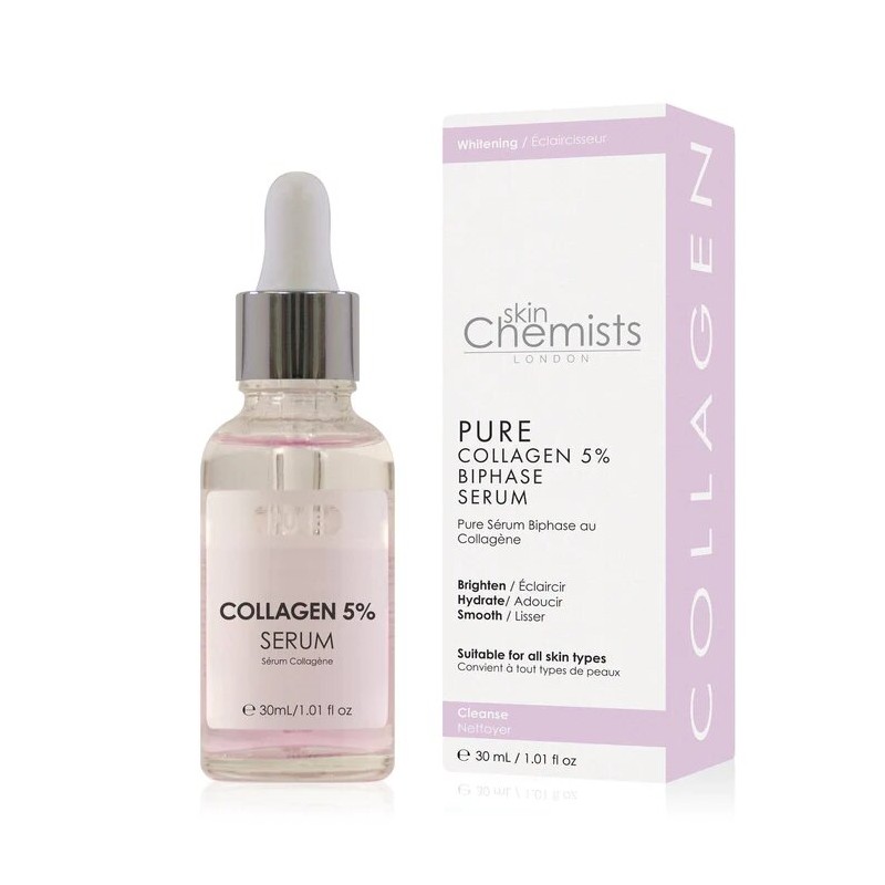 skinChemists Pur Collagène 5% Sérum Biphase | 30 ml