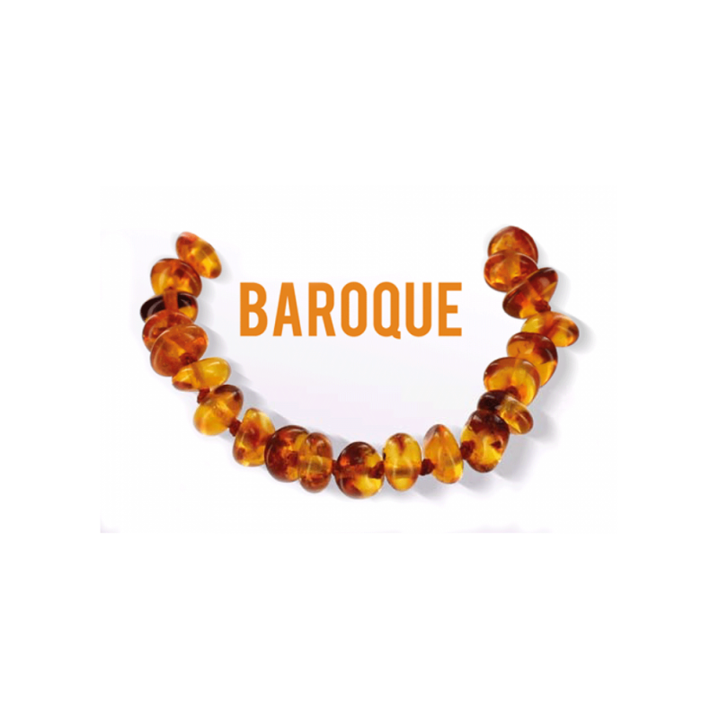 Collier d'ambre Naturel | Baroque