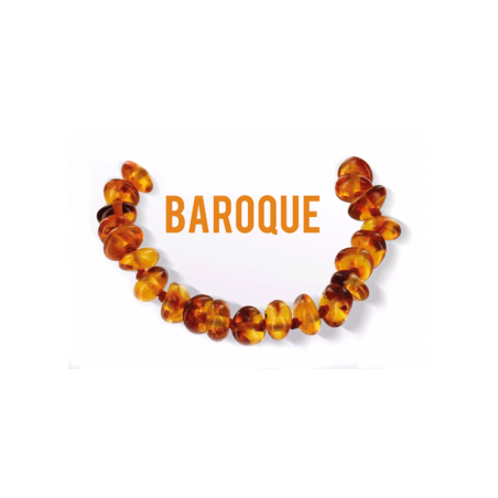 Collier d'ambre Naturel | Baroque