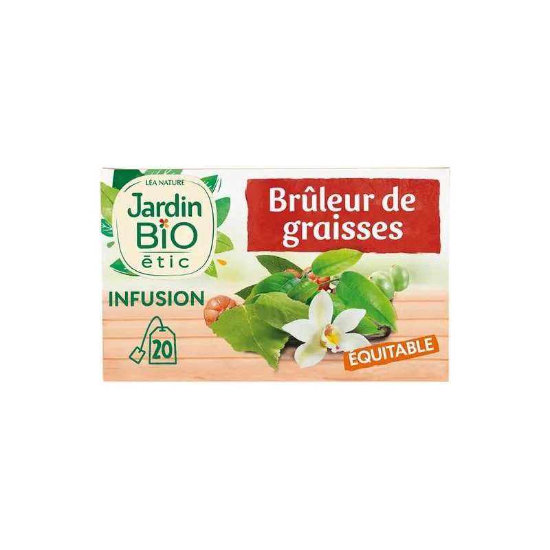 JARDIN BIO BRÛLEUR DE GRAISSES infusion | 20 sachets