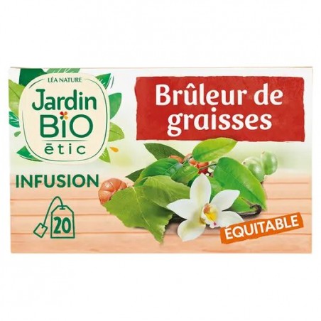JARDIN BIO BRÛLEUR DE GRAISSES infusion | 20 sachets