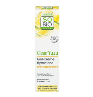 SO'BIO ETIC CLEAN’YUZU gel crème hydratant anti imperfections | 40 ml