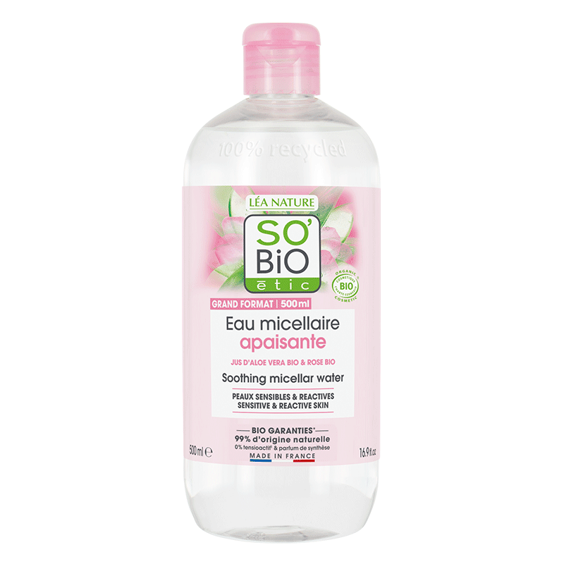 SO'BIO ETIC ALOE VERA eau micellaire apaisante | 500 ml