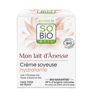 SO'BIO ETIC MON LAIT D'ANESSE crème soyeuse hydratante | 50 ml