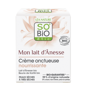 SO'BIO ETIC MON LAIT D'ANESSE crème onctueuse nourrissante | 50 ml