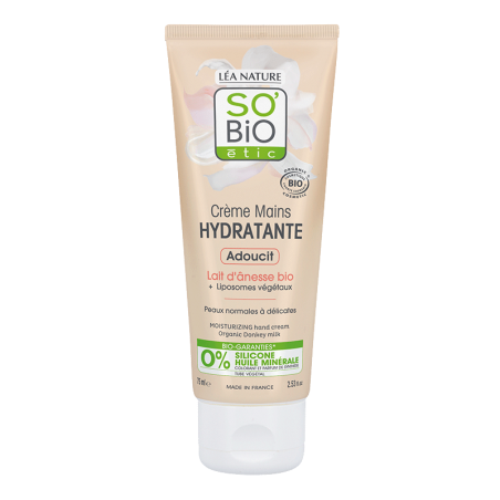 SO'BIO ETIC MON LAIT D'ANESSE crème Mains hydratante | 75 ml