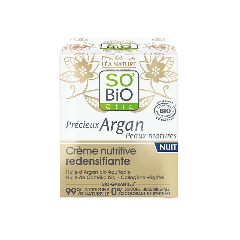 SO'BIO ETIC PRECIEUX ARGAN crème nutritive Nuit | 50 ml