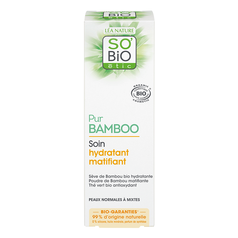 SO'BIO ETIC PUR BAMBOO soin hydratant matifiant | 50 ml