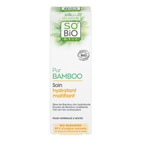 SO'BIO ETIC PUR BAMBOO soin hydratant matifiant | 50 ml