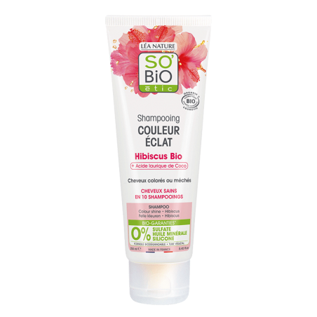 SO'BIO ETIC HIBISCUS shampooing couleur éclat Bio | 250 ml