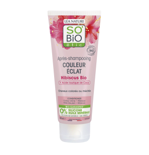 SO'BIO ETIC HIBISCUS après shampooing couleur éclat Bio | 200 ml