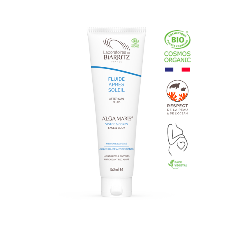 BIARRITZ ALGAMARIS fluide après soleil Bio | 150 ml BIARRITZ ALGAMARIS fluide après soleil Bio | 150 ml
