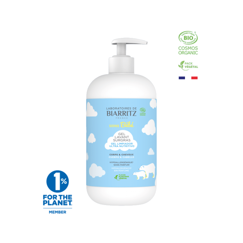 BIARRITZ BEBE eau nettoyante Bio | 500 ml