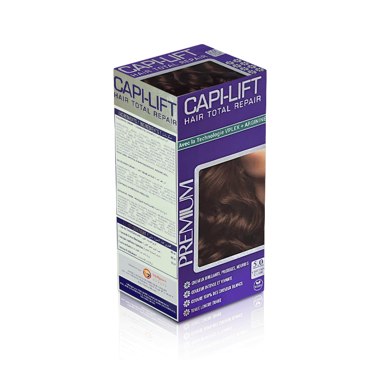 CAPI-LIFT HAIR TOTAL REPAIR TECHNOLOGIE VPLEX + ARGININE 5.0 CHÂTAIN CLAIR