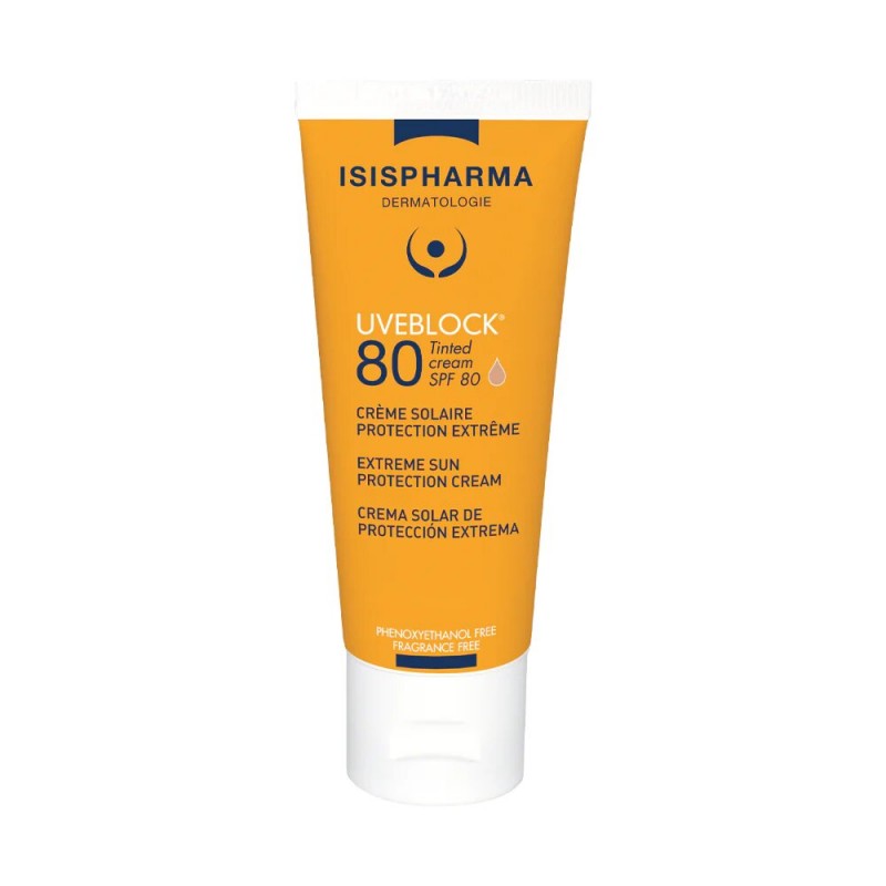 ISISPHARMA UVEBLOCK 80 crème teintée | 40 ml