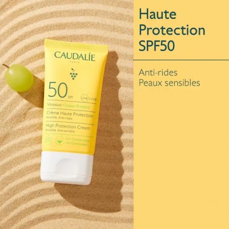 CAUDALIE VINOSUN PROTECT crème solaire haute protection spf 50 + | 50 ml