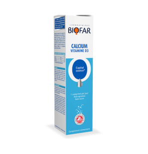 BIOFAR Calcium D3 | 20 comprimés effervescents