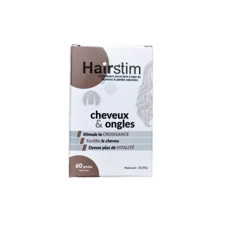 HAIRSTIM Cheveux & Ongles | 60 gélules