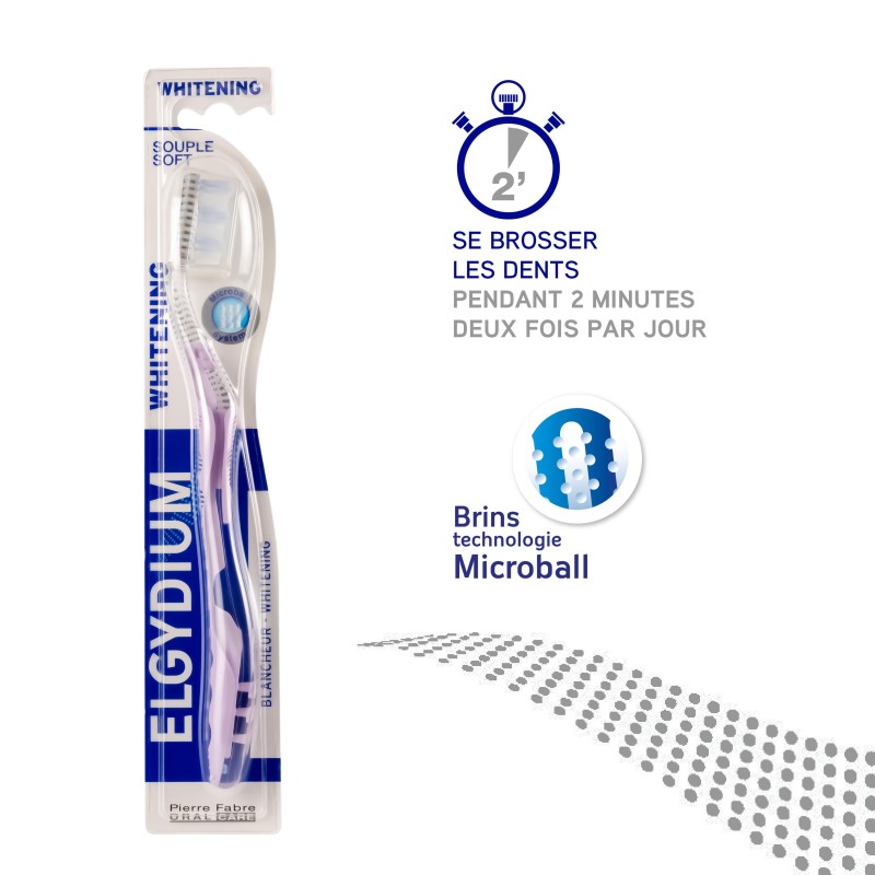 ELGYDIUM BLANCHEUR brosse à dents Souple