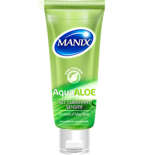 MANIX AQUAALOE gel lubrifiant sensitif | 80 ml