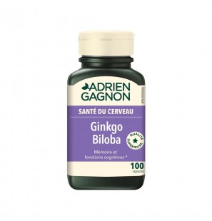 ADRIEN GAGNON Ginkgo Biloba 80 mg | 100 capsules