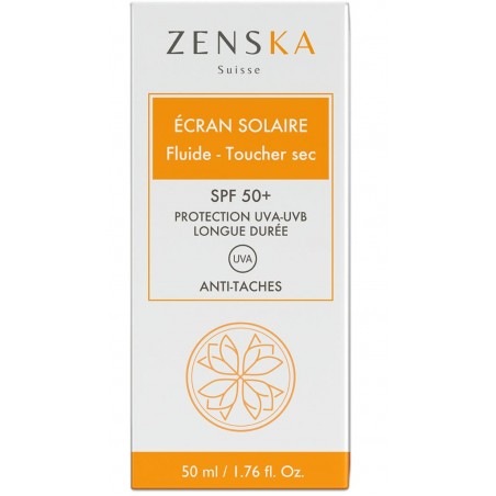 ZENSKA ÉCRAN SOLAIRE FLUIDE TOUCHER SEC SPF50+ 50ML
