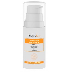 ZENSKA ÉCRAN SOLAIRE FLUIDE TOUCHER SEC SPF50+ 50ML