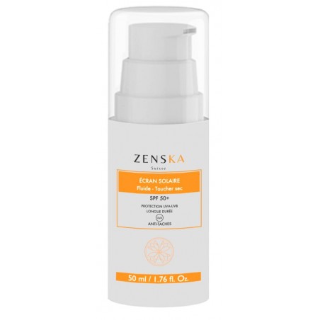 ZENSKA ÉCRAN SOLAIRE FLUIDE TOUCHER SEC SPF50+ 50ML