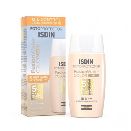 ISDIN FOTOPROTECTOR fusion water Color Light SPF50 | 50 ml